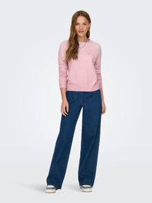 ONLY Unicolor Jersey de punto -Light Pink - 15170427