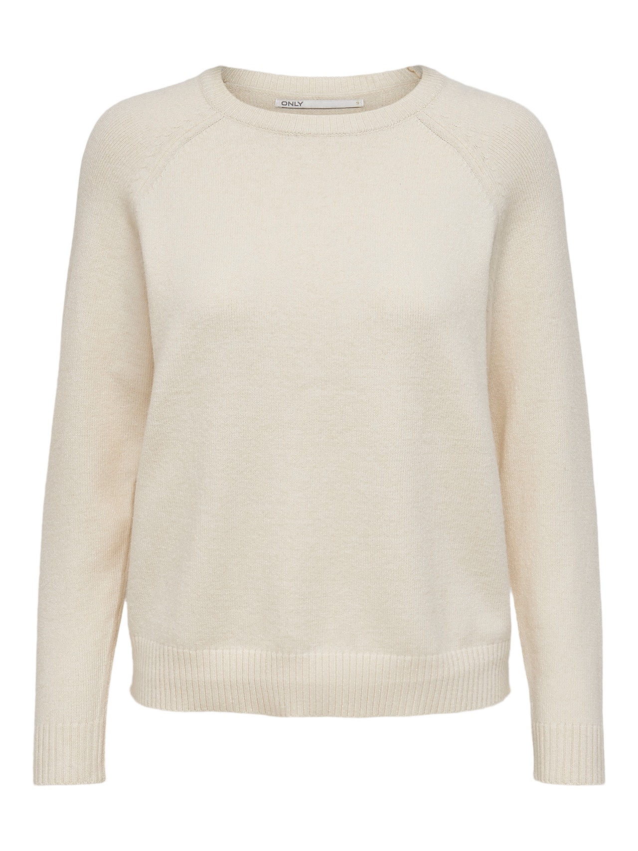 ONLY Ensfarget Strikket pullover -Whitecap Gray - 15170427