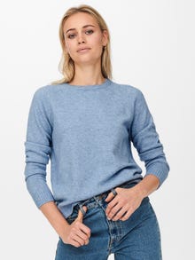 ONLY Ensfarget Strikket pullover -Allure - 15170427