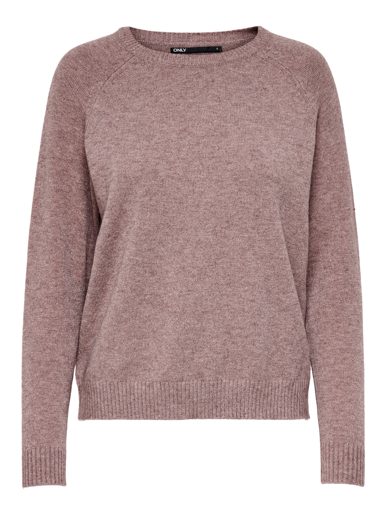 ONLY Ensfarget Strikket pullover -Rose Brown - 15170427