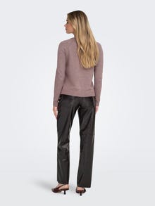 ONLY ONLLESLY Knitted pullover -Rose Brown - 15170427