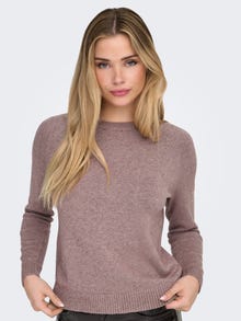 ONLY ONLLESLY Knitted pullover -Rose Brown - 15170427
