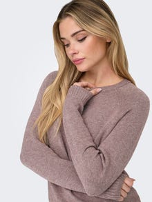 ONLY ONLLESLY Knitted pullover -Rose Brown - 15170427