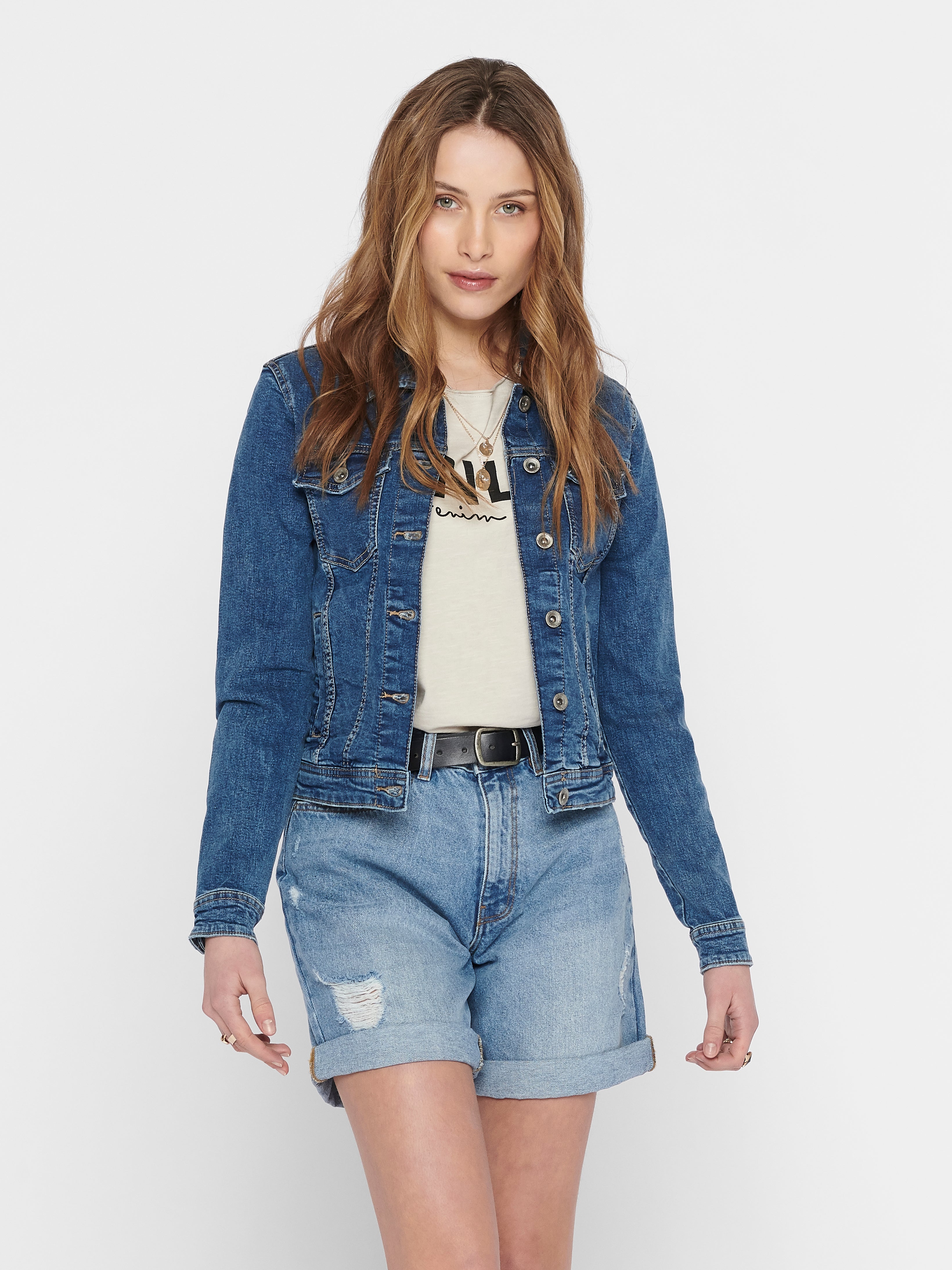 ONLTIA Jeansjacke | Mittelblau | ONLY®