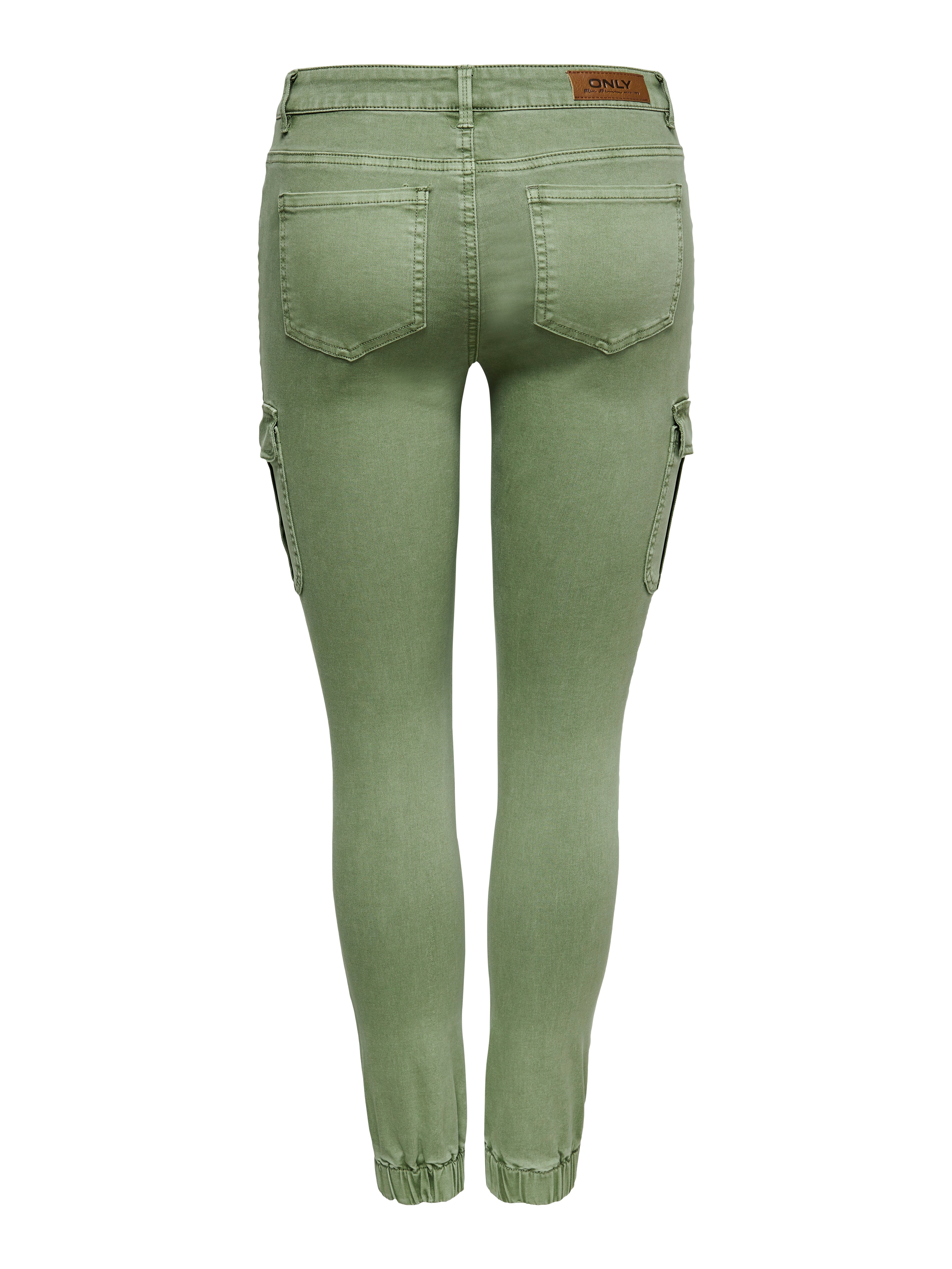 Dark green skinny store pants