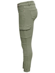 ONLY Cargo trousers with mid waist -Oil Green - 15170889