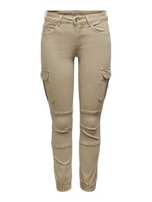ONLY Pantalons Slim Fit Taille moyenne Élastique -Nomad - 15170889