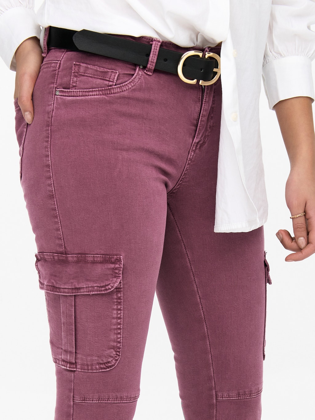 Ankle Cargo pants Medium Purple ONLY®