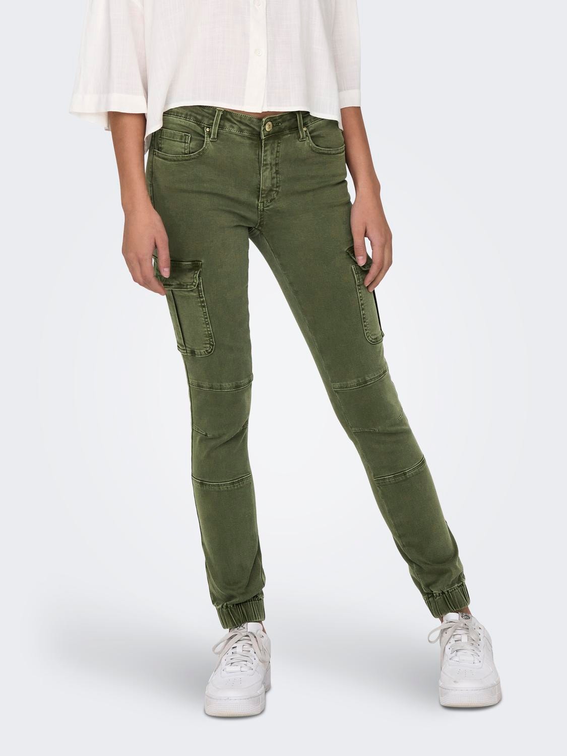 ONLY Cargo trousers with mid waist -Kalamata - 15170889