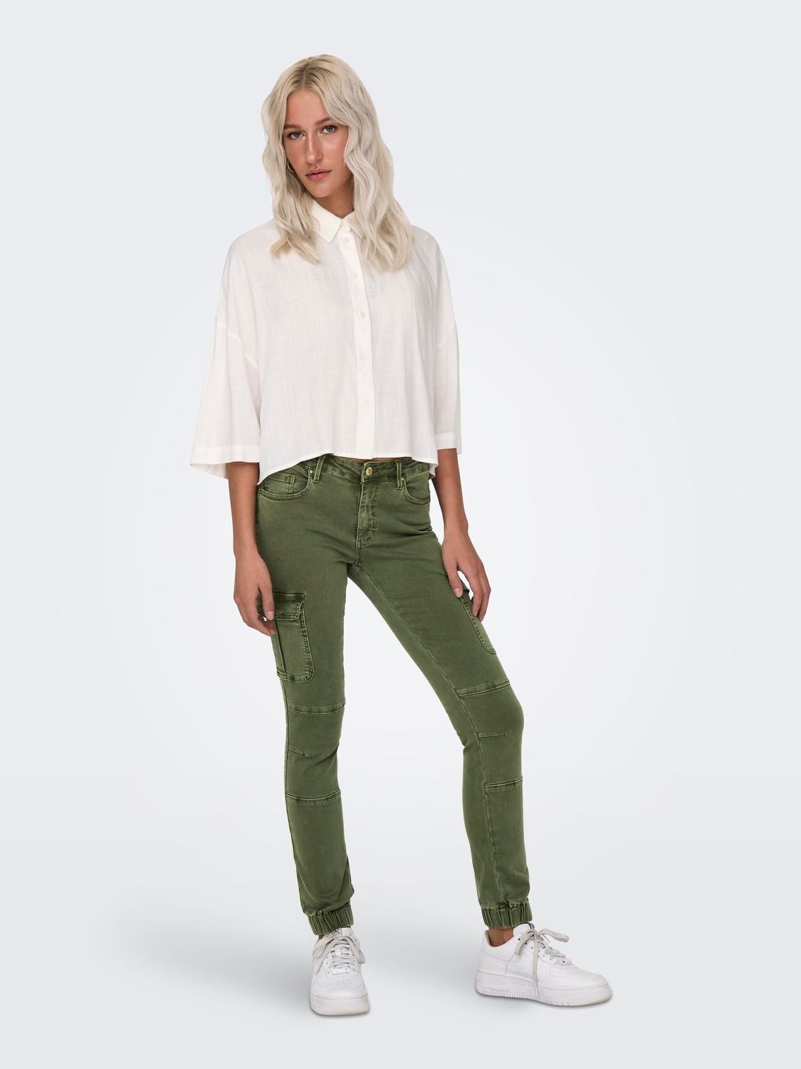 ONLY Cropped fit Cargo broek -Kalamata - 15170889