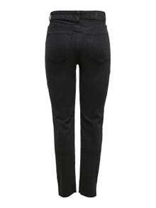 ONLY ONLEmily HW Straight Fit Jeans -Black Denim - 15171545