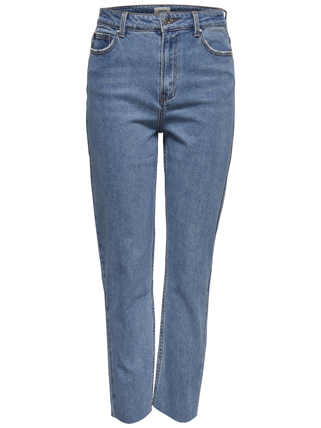 ONLY ONLEmily hw cropped ankle Straight fit jeans -Light Blue Denim - 15171550