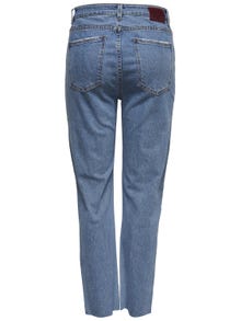 ONLY Jeans Straight Fit Taille haute -Light Blue Denim - 15171550
