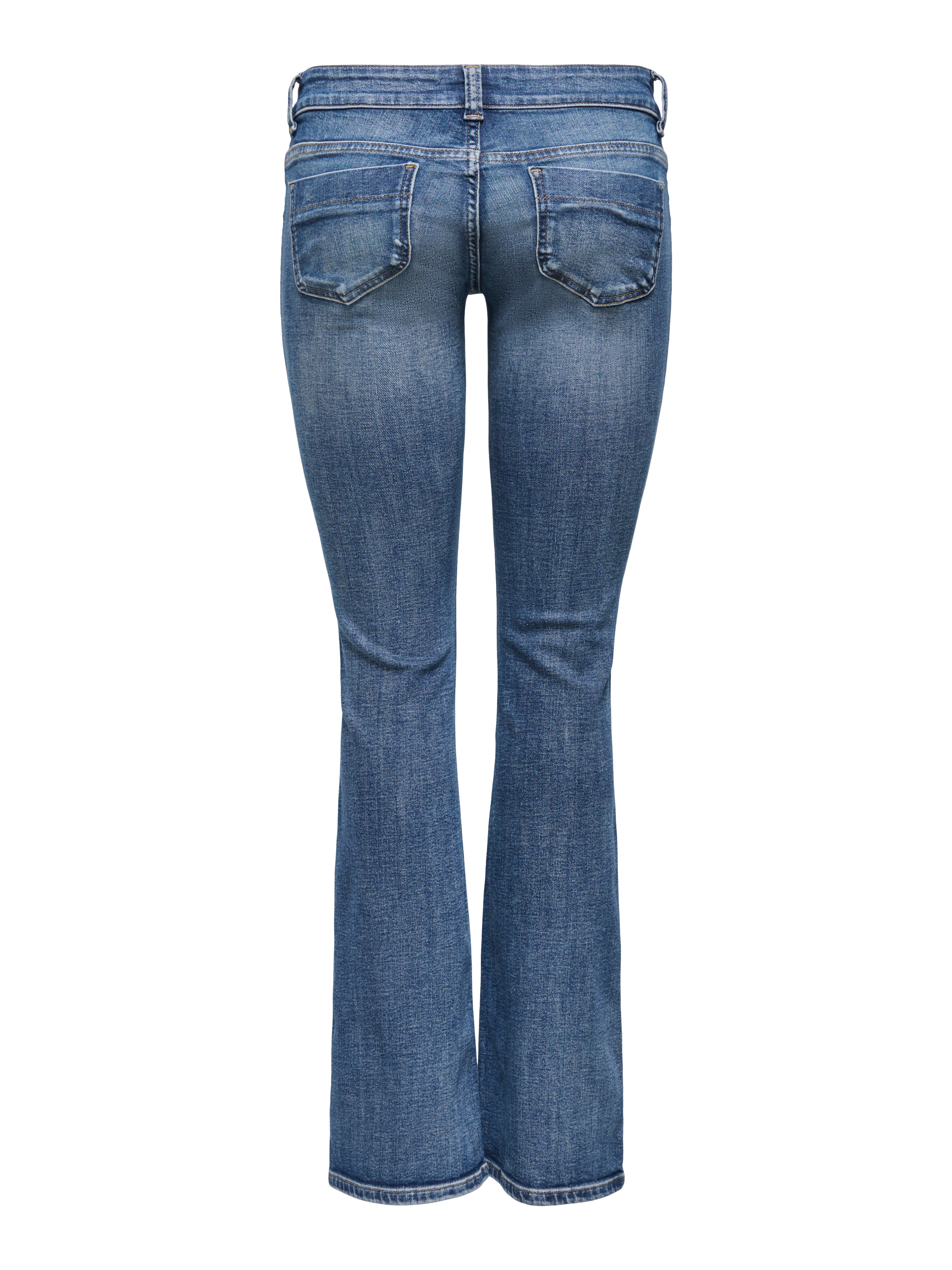Thumbnail - Onlebba Niedrige Taille Slim Fit Jeans
