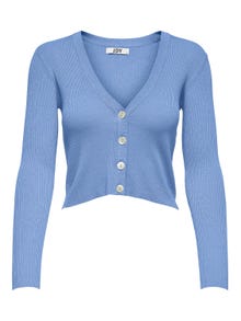 ONLY Short Knitted Cardigan -Little Boy Blue - 15171755
