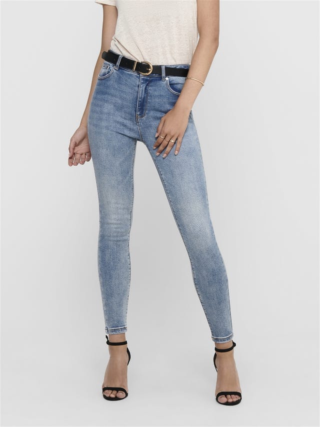 ONLY Skinny Fit Hohe Taille Jeans - 15173010