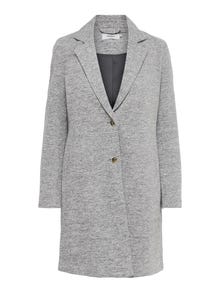 ONLY Reverse Coat -Light Grey Melange - 15173066