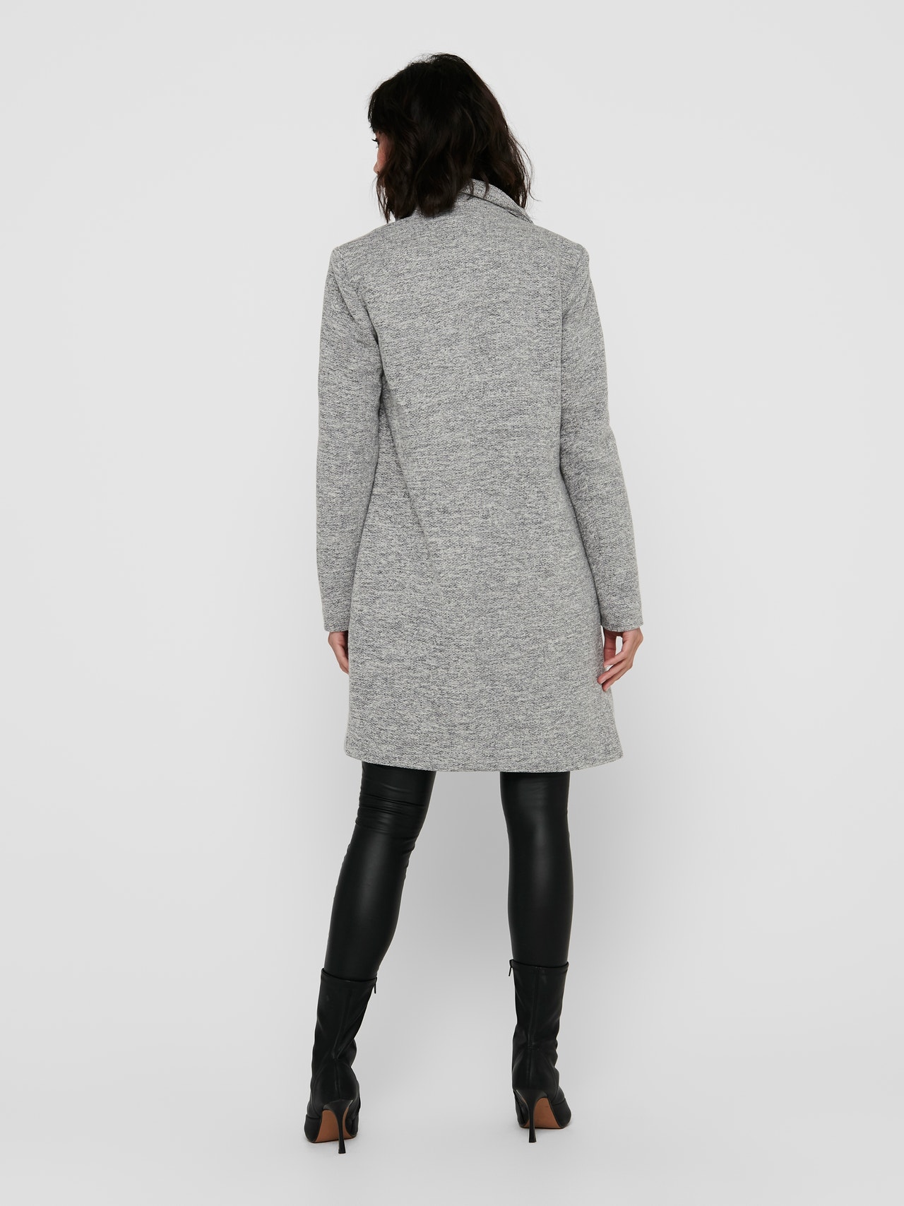 ONLY Reverse Coat -Light Grey Melange - 15173066