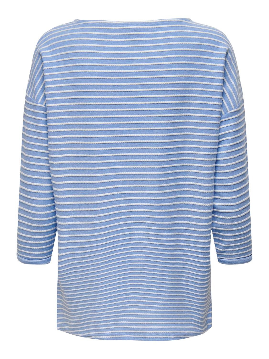 ONLY Tops Regular Fit Col bateau Épaules tombantes -Provence - 15173186