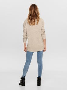 ONLY Regular Fit Round Neck High cuffs Dropped shoulders Pullover -Nomad - 15173800