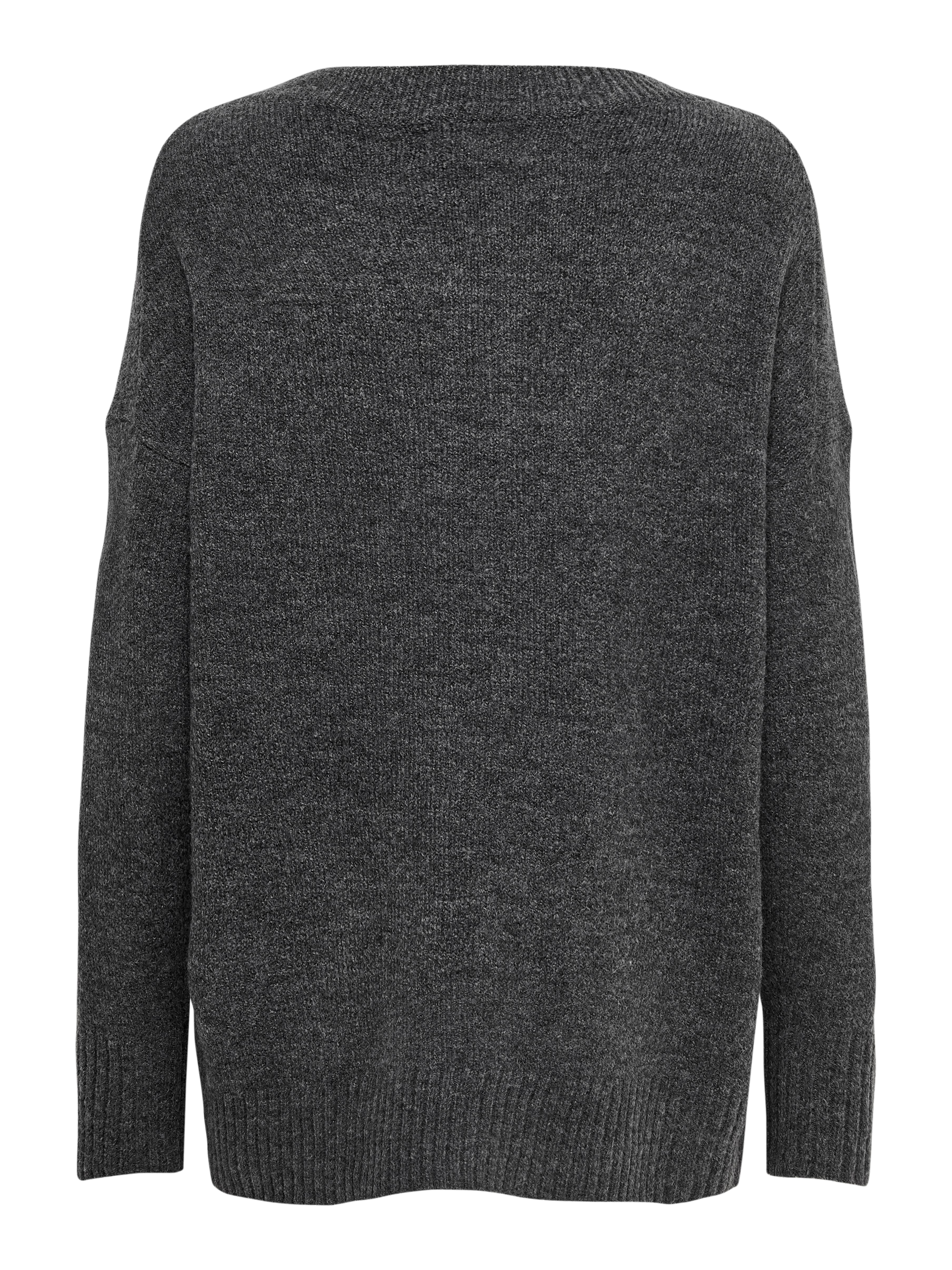 PULL&BEAR Gebreide jurk - dark grey/donkergrijs PULL&BEAR Gebreide jurk - dark grey/donkergrijs