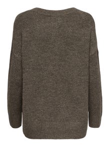 ONLY Detaljprydd Stickad tröja -Major Brown - 15173800
