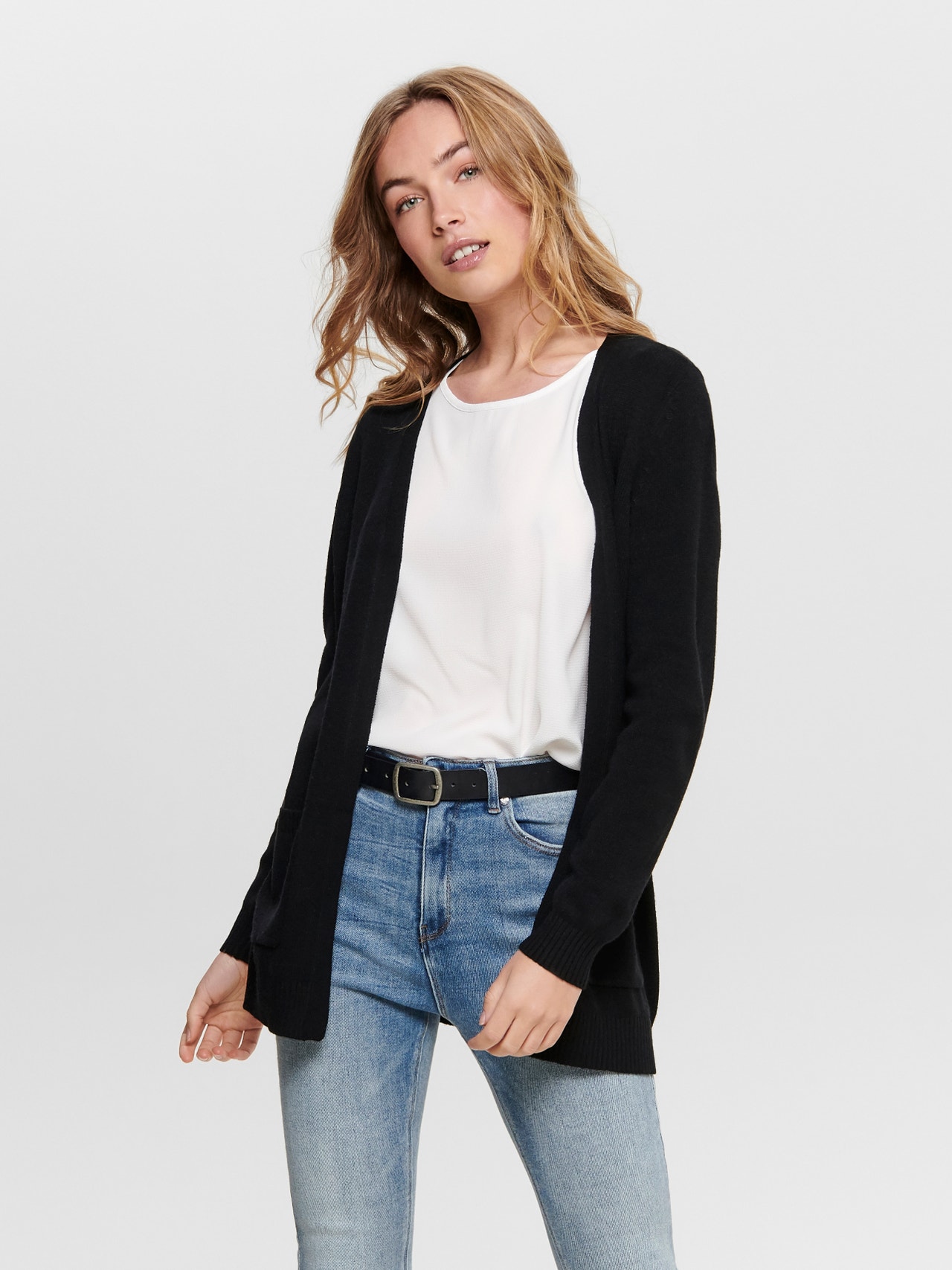 ONLY Knitted cardigan -Black - 15174274