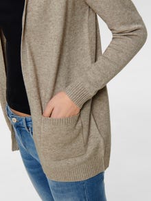 ONLY long Knitted cardigan -Beige - 15174274