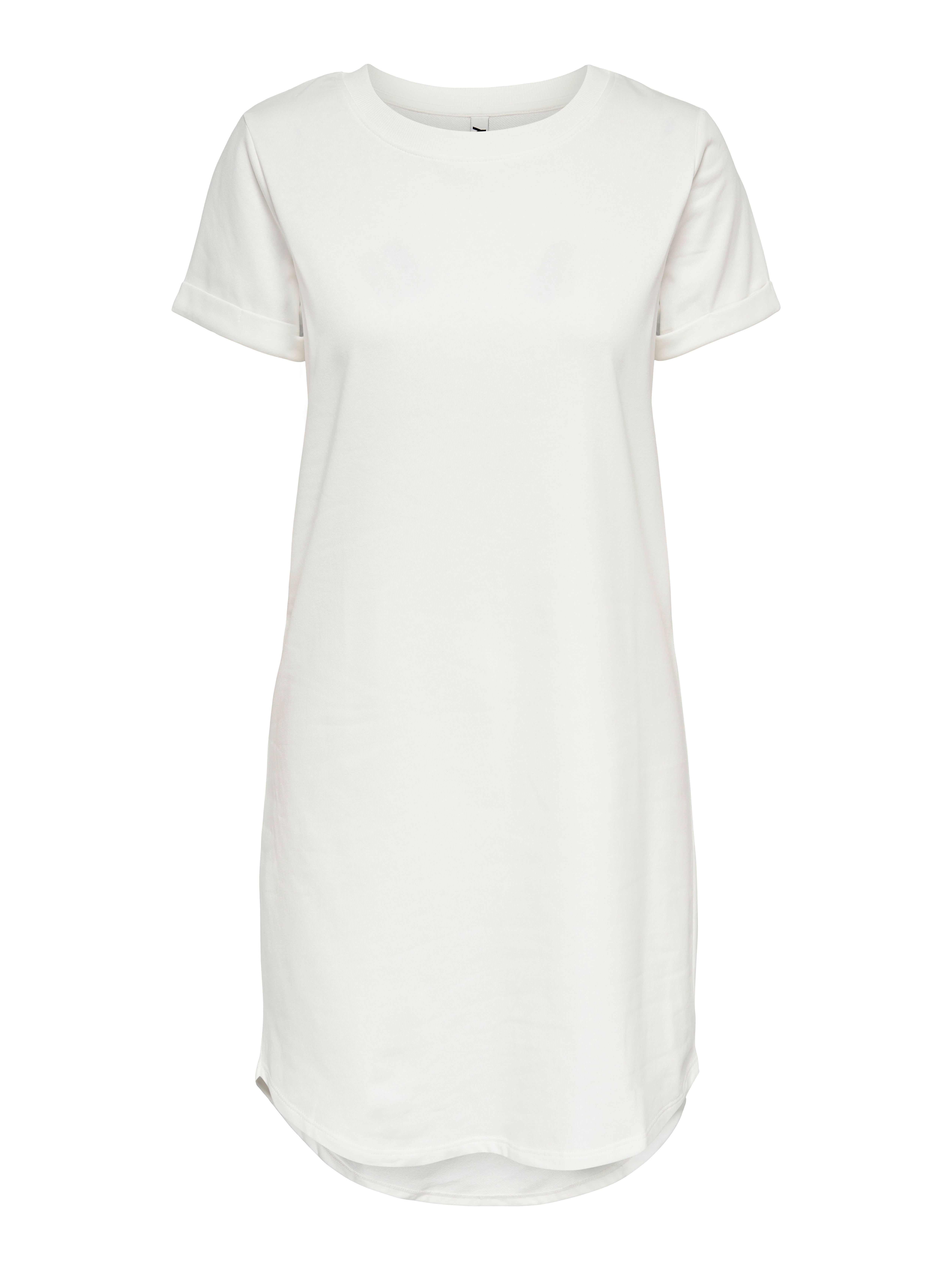 White plain t shirt hot sale dress