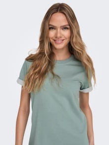 ONLY Mini T-shirt Kjole -Chinois Green - 15174793