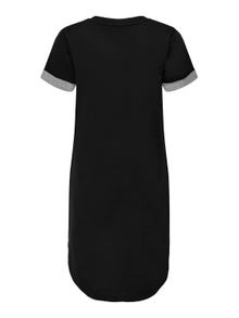 ONLY Regular Fit Round Neck Short dress -Black - 15174793