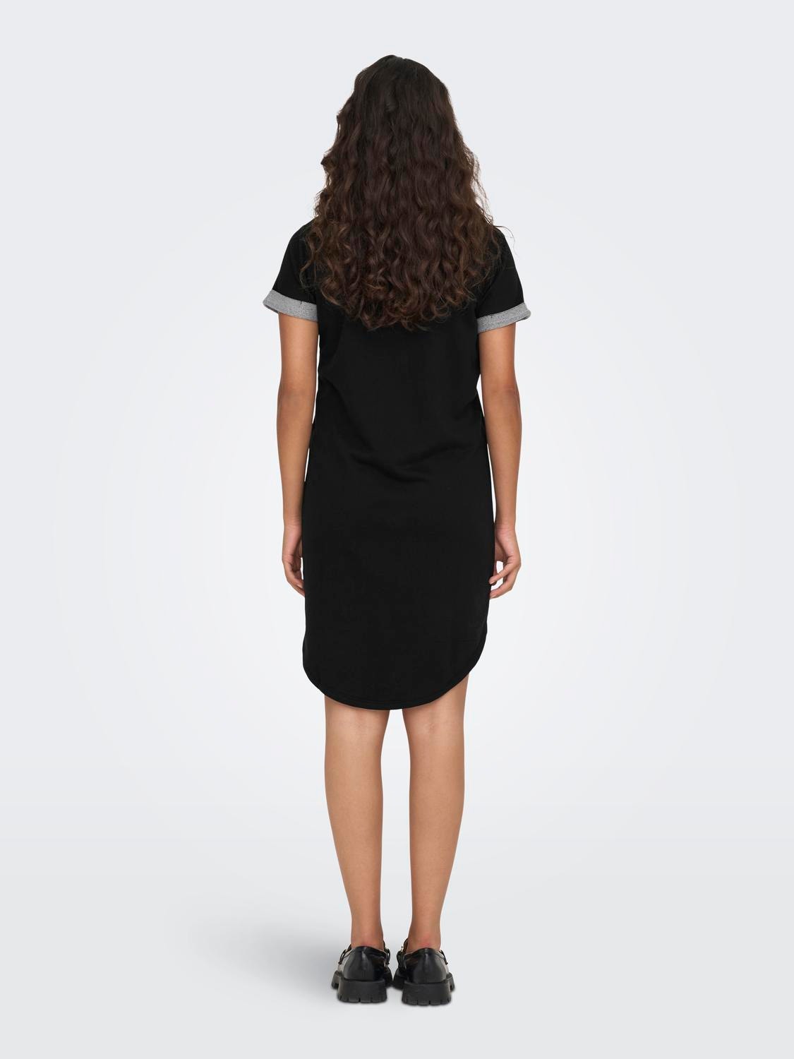 ONLY mini T-shirt Dress -Black - 15174793