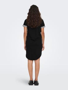 ONLY Mini T-shirt Kjole -Black - 15174793
