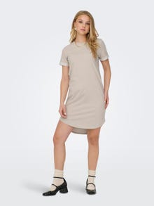 ONLY mini T-shirt Dress -Chateau Gray - 15174793