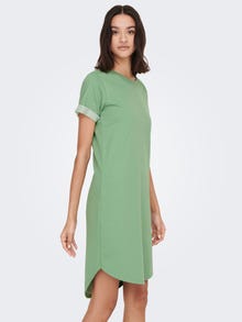 ONLY mini T-shirt Dress -Basil - 15174793