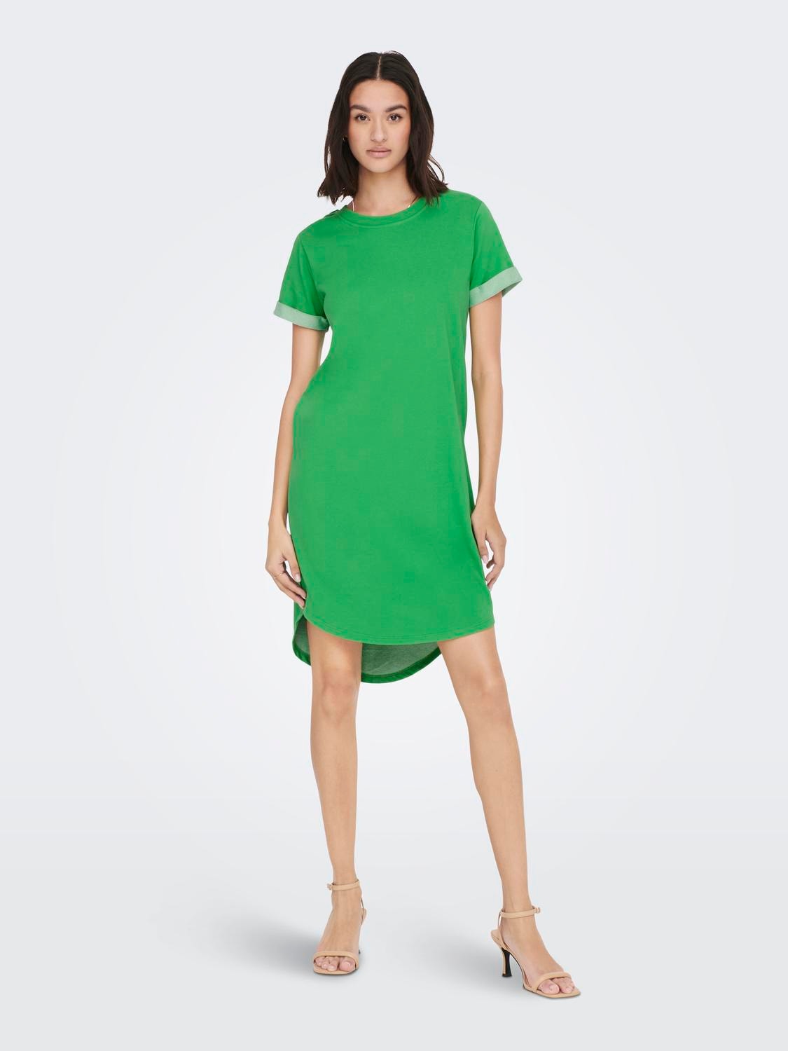 ONLY Robe courte Regular Fit Col rond -Kelly Green - 15174793