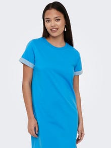 ONLY Mini T-shirt Kjole -Dresden Blue - 15174793