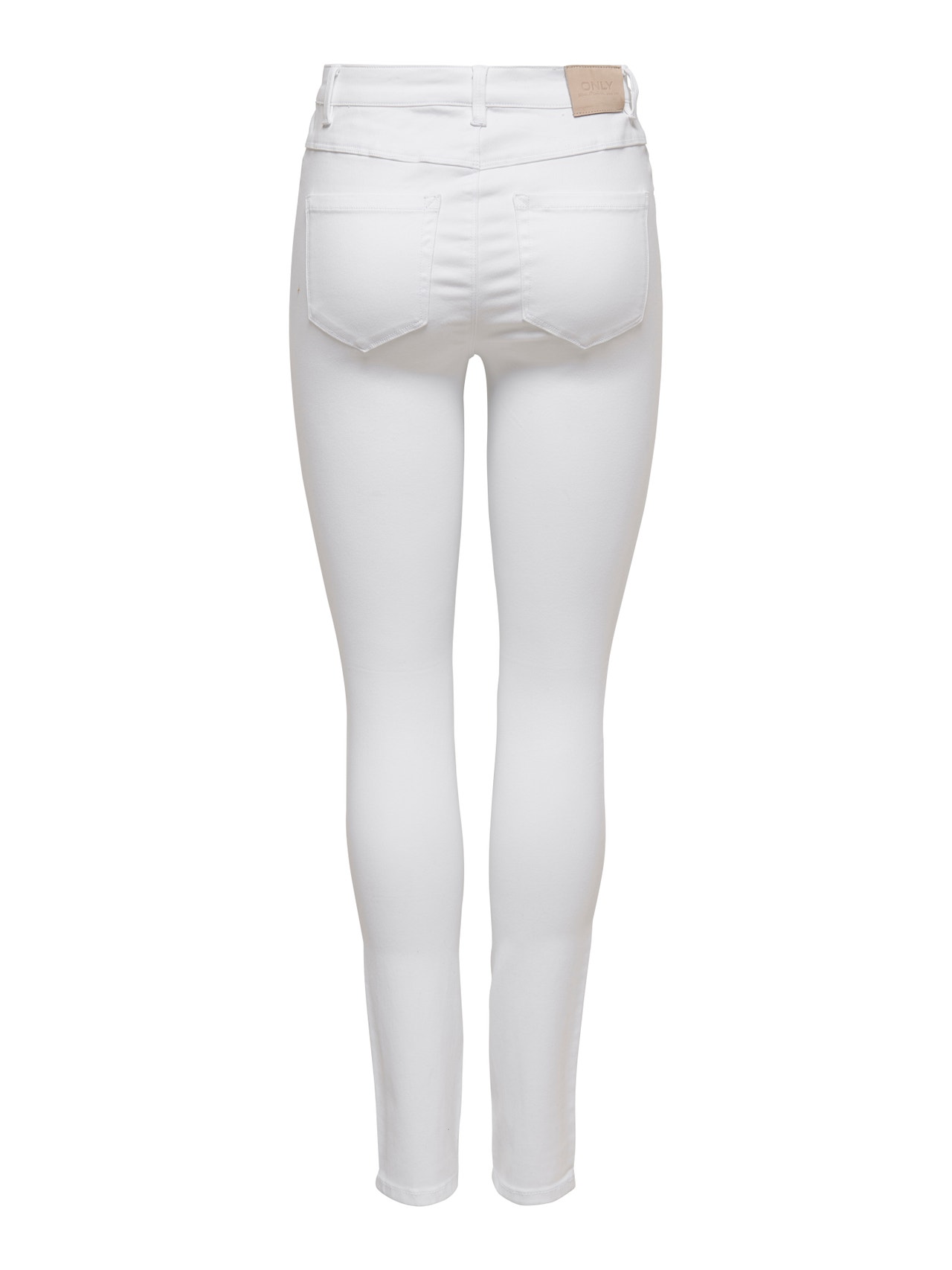 ONLY ONLROYAL HW  SK JEANS  WHITE NOOS -White - 15174842