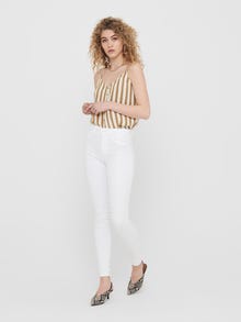 ONLY Skinny Fit High waist Jeans -White - 15174842