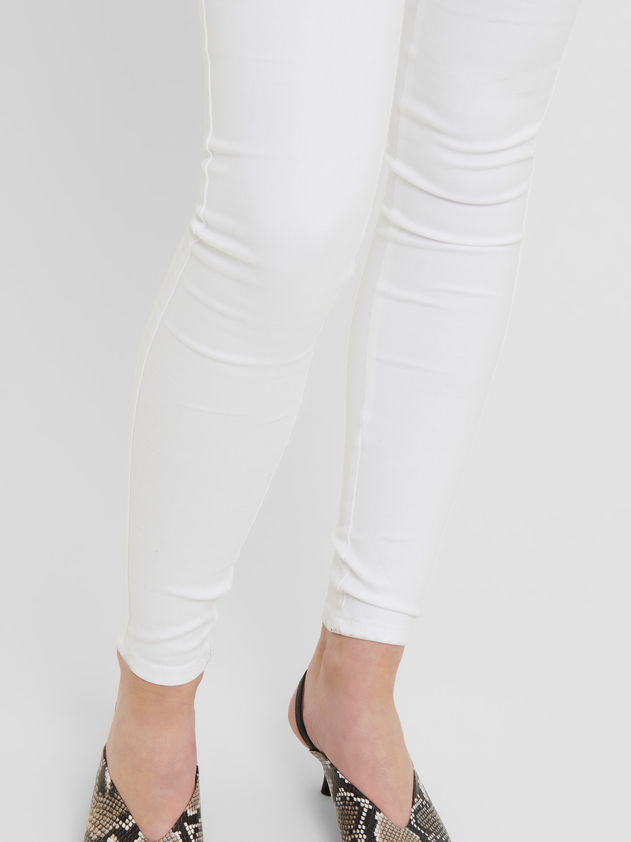ONLY Jeans Skinny Fit Taille haute -White - 15174842