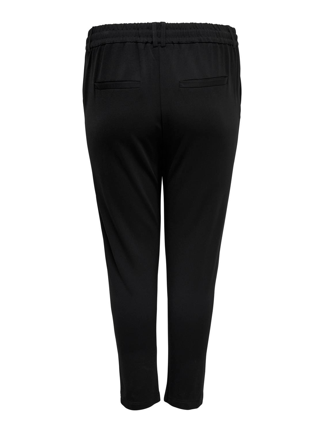 ONLY Curvy solid colored Trousers -Black - 15174938