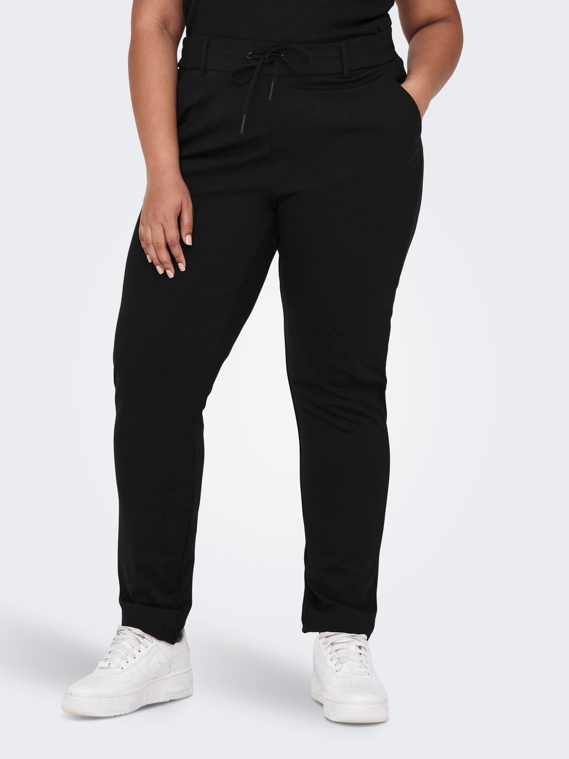 ONLY Pantalones Corte regular -Black - 15174938