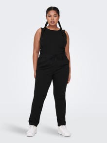 ONLY Curvy solid colored Trousers -Black - 15174938