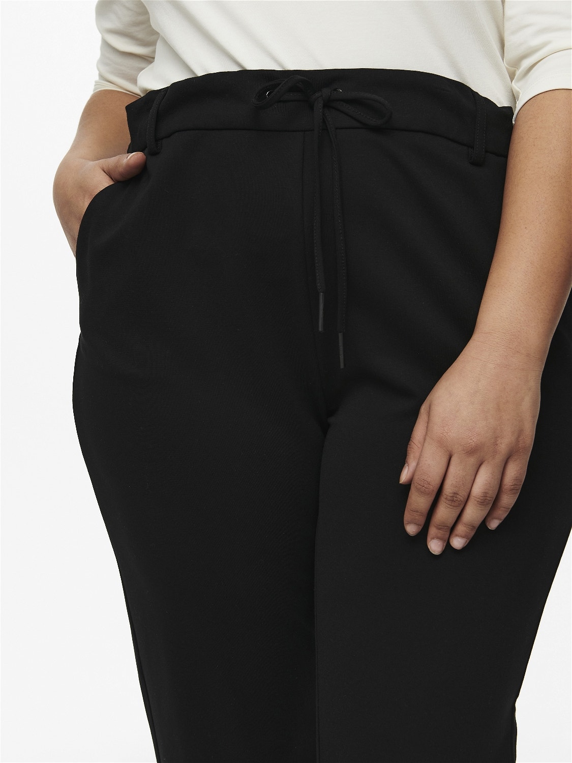 ONLY Regular Fit Trousers -Black - 15174938