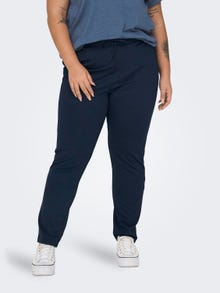 ONLY Curvy solid colored Trousers -Night Sky - 15174938