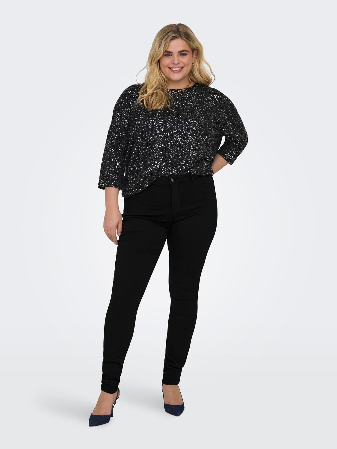 Plus size push up 2024 jeans