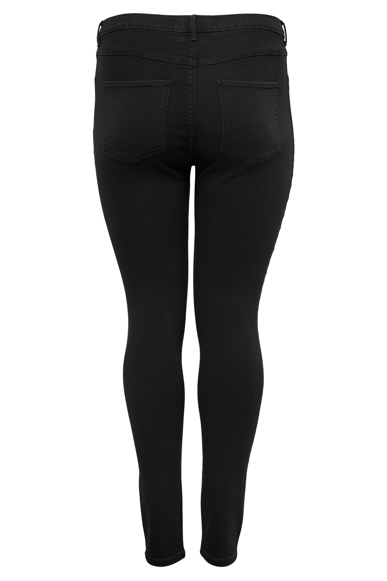 ONLY CARSTORM PUSH UP High Waist Skinny JEANS -Black - 15174946