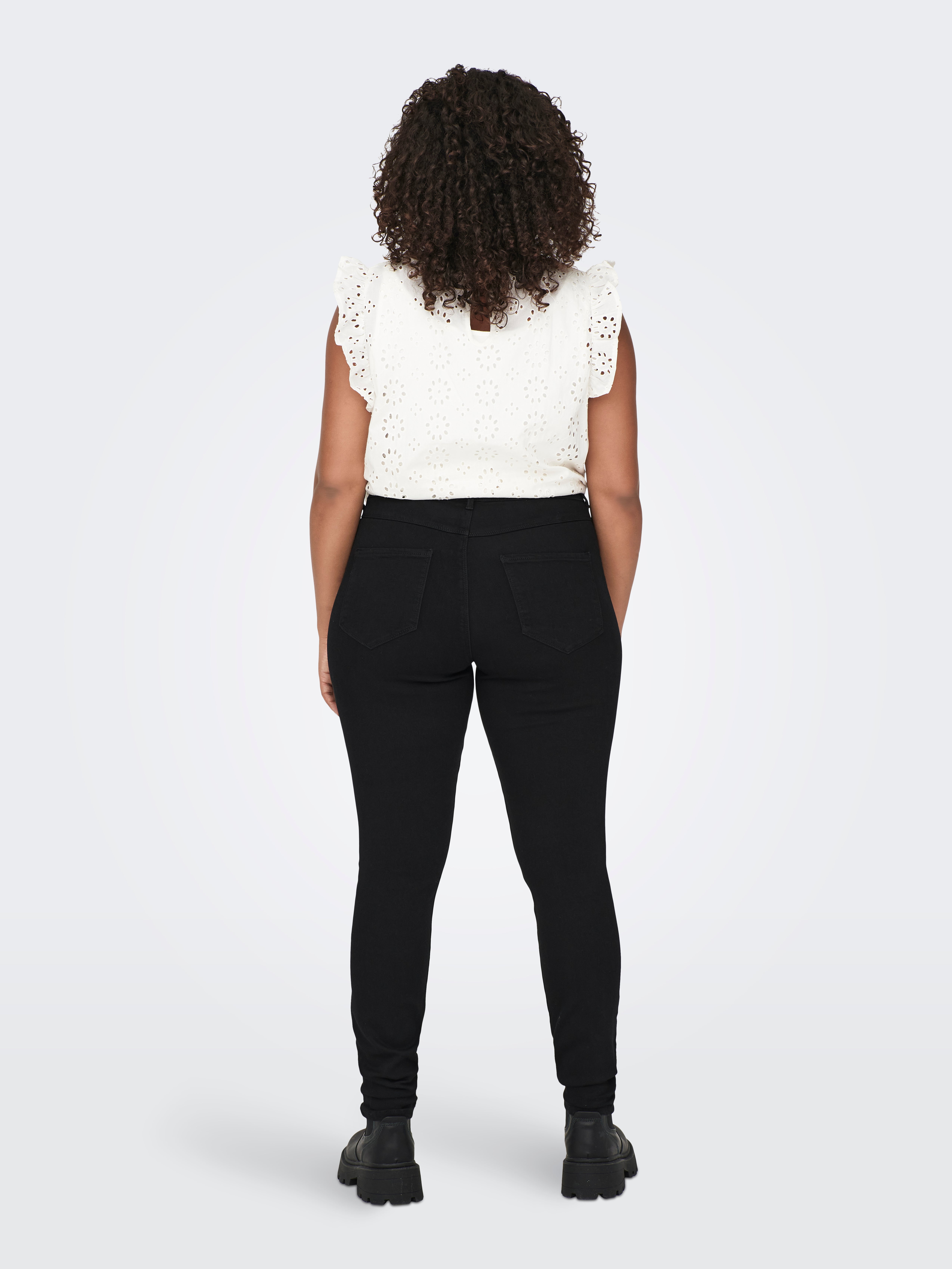 Carstorm Hohe Taille Skinny Fit Jeans