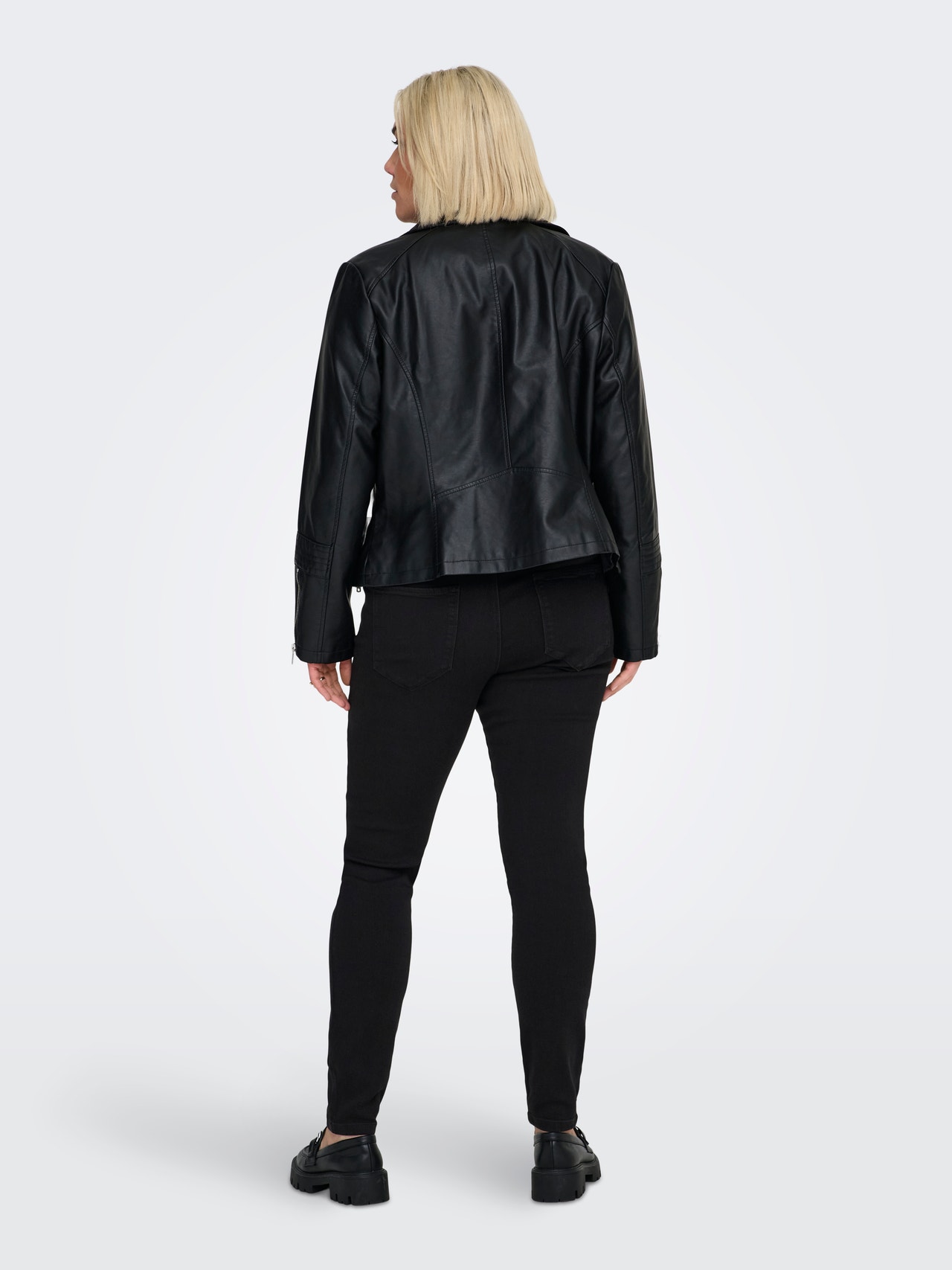 ONLY CARSTORM Hohe Taille Skinny Fit Jeans -Black - 15174946