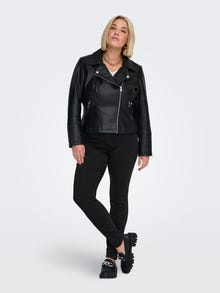 ONLY CARSTORM Hohe Taille Skinny Fit Jeans -Black - 15174946